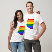 LGBT Arizona, T - Shirt der US-Staatsflagge (Unisex)