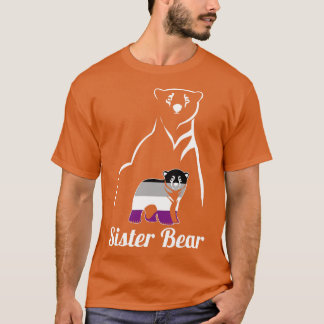 LGBT asexual Sister Bear Ace Prilag T-Shirt