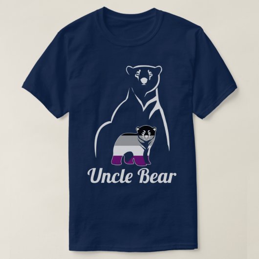 LGBT Asexuelle Onkel Bear Ace Prilag T-Shirt (Design vorne)