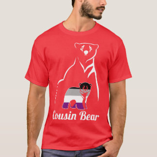 LGBT Asexueller Cousin Bär Ace Pride Flagge T-Shirt