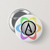 LGBT atheistisches Atom Symbol.png Button (Vorne & Hinten)