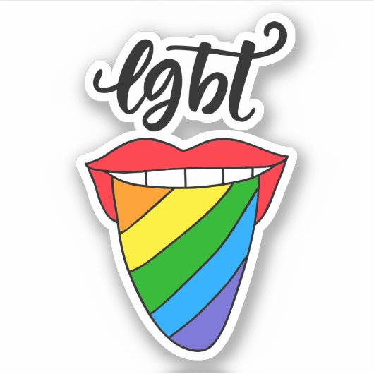 LGBT AUFKLEBER (Vorderseite)