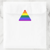 LGBT-Aufkleber (Dreieck) Dreieckiger Aufkleber (Tasche)