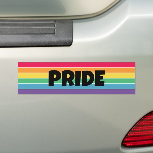 LGBT-Aufkleber | Regenbogenstreifen Autoaufkleber (Auf Auto)