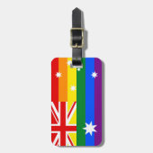 LGBT Australien Gepäckanhänger (Vorderseite vertikal)
