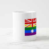 LGBT Australien Jumbo-Tasse (Vorderseite)