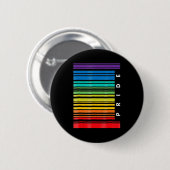 LGBT Awareness Monat Barcode Pansexual Pride LGBTQ Button (Vorne & Hinten)