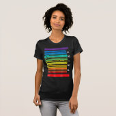 LGBT Awareness Monat Barcode Pansexual Pride LGBTQ T-Shirt (Vorne ganz)