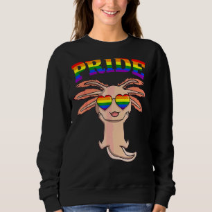 Lgbt Axolotl Gay Pride Rainbow Lgbtq Niedlich Amph Sweatshirt