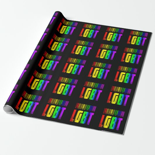 LGBT Barcode - LGBTQ Pride  Geschenkpapier (Ungerollt)