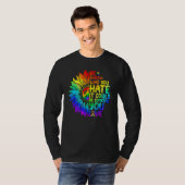 LGBT Be Careful Who You Hate It Could Be Someone Y T-Shirt (Vorne ganz)