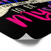 LGBT Bi Pride Proud Bisexuelle Bisexualität nur Fl Poster (Ecke)