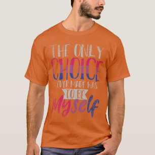 LGBT Bi Stolz Stolze Bisexuelle Bisexualitätsflagg T-Shirt