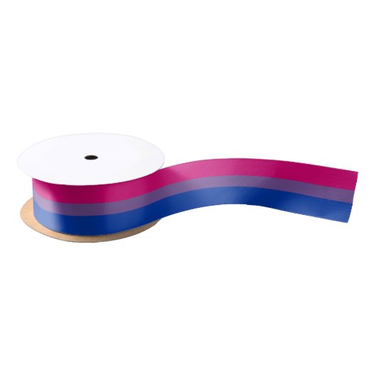 LGBT bisexuelle Flaggen-Farben 1,5" Satinband (Spule)