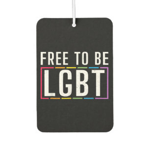 LGBT Bisexueller lesbischer Gay Pride Autolufterfrischer