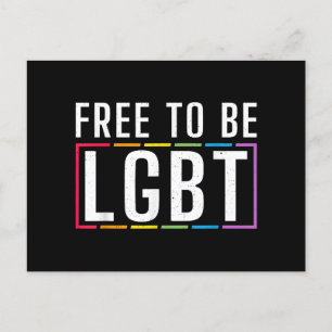LGBT Bisexueller lesbischer Gay Pride Feiertagspostkarte