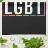 LGBT Bisexueller lesbischer Gay Pride Geschirrtuch (Gefaltet)