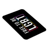 LGBT Bisexueller lesbischer Gay Pride Magnet (Rechte Seite)