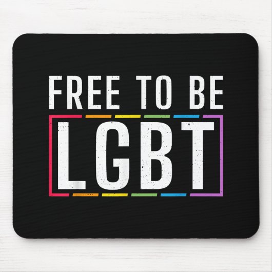 LGBT Bisexueller lesbischer Gay Pride Mousepad (Vorne)