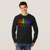 LGBT Cats Gay Pride Purride Cat Funy LGBT Pride T-Shirt (Vorne ganz)