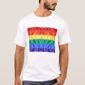 LGBT Classic Imitate Flag Flag Flag Flag Flag Flag T-Shirt (Vorderseite)
