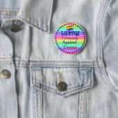 LGBT Community gegen Donald Trump Button (Beispiel)