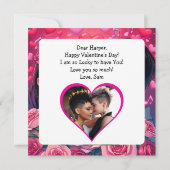 LGBT Couple Anime Personalisiert Valentinstag Karte (Rückseite)