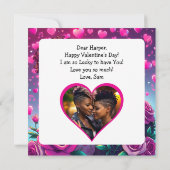 LGBT Couple Anime Personalisiert Valentinstag Karte (Rückseite)