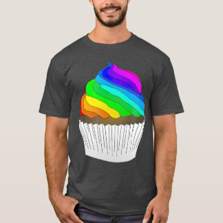 LGBT Cupcake Rainbow - Farbeisen LGBTQ T-Shirt