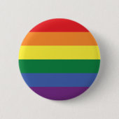 LGBT | Design der Druckflagge | Streifen | Button (Vorderseite)
