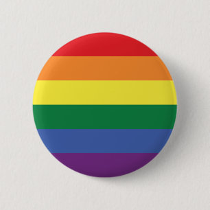 LGBT Design der Druckflagge Streifen Button
