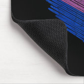 Lgbt Die Biual Pride-Flagge Herz Pride-Regenbogen Mousepad (Ecke)