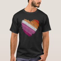 LGBt die Flagge für den lesbischen Herzensturm