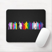 LGBT, die wir von den Menschen entworfen haben Mousepad (Mit Mouse)