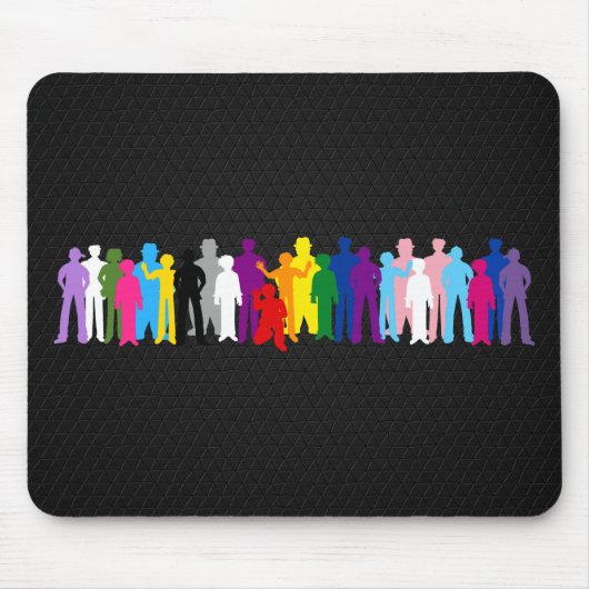 LGBT, die wir von den Menschen entworfen haben Mousepad (Vorne)