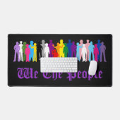 LGBT, die wir von den Menschen entworfen haben Schreibtischunterlage (Tastatur & Maus)