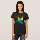 LGBT Dove World Peace Pride Peace Dove T-Shirt (Vorne ganz)