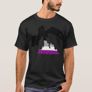 LGBT Dragon Asexual Rainbow Pride Monatsunterstüt T-Shirt