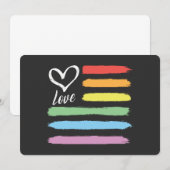 LGBT EINLADUNG (Vorne/Hinten)