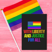 LGBT Equal Rights Rainbow American Flag