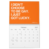 LGBT EQUALITY CALENDAR KALENDER (Feb 2027)