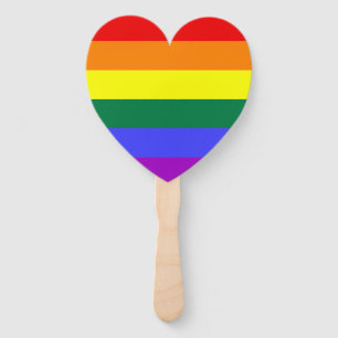 LGBT-Fahne für Regenbogenfarben Fächer