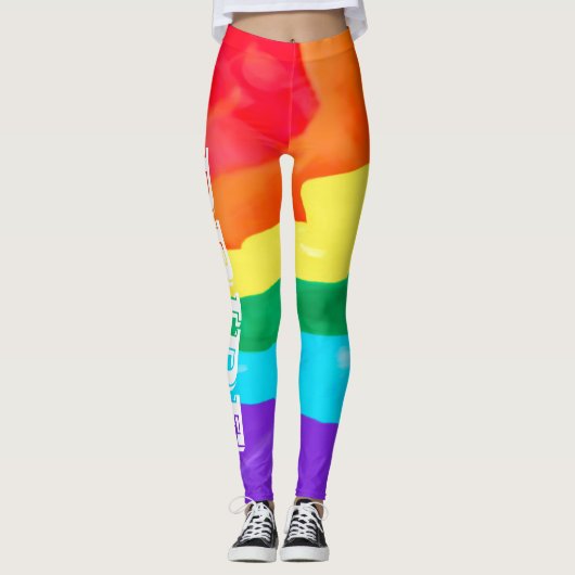 LGBT-Fahne Leggings (Vorderseite)