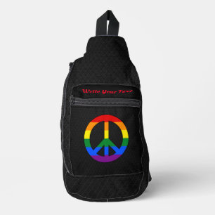 LGBT-Fahnezeichen Crossbody Bag