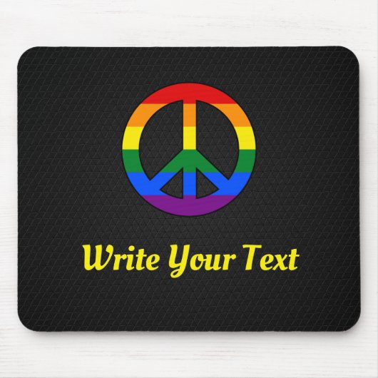 LGBT-Fahnezeichen Mousepad (Vorne)