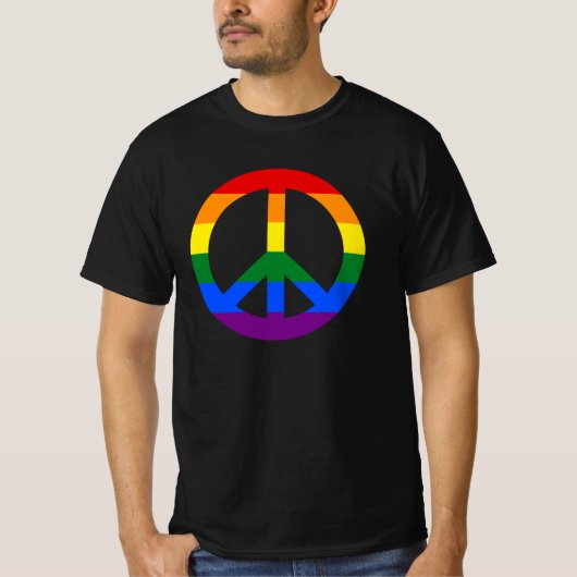 LGBT-Fahnezeichen T-Shirt (Vorderseite)