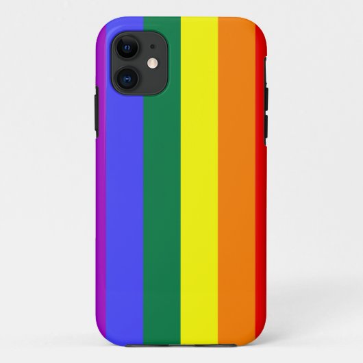 LGBT-Farben Case-Mate iPhone Hülle (Rückseite)