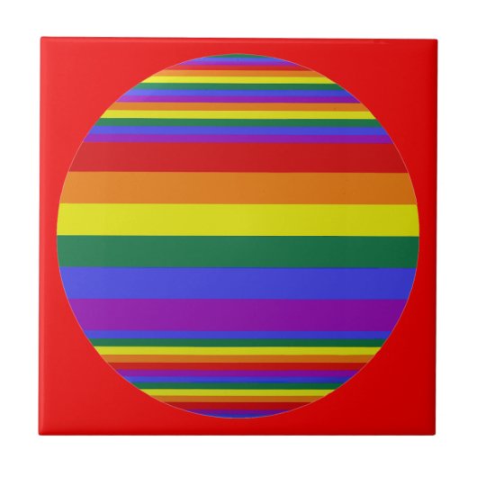 LGBT-Farben Fliese (Vorderseite)