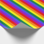 LGBT-Farben intensiv Geschenkpapier (Ecke)