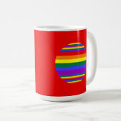 LGBT-Farben Kaffeetasse (VorderseiteRechts)